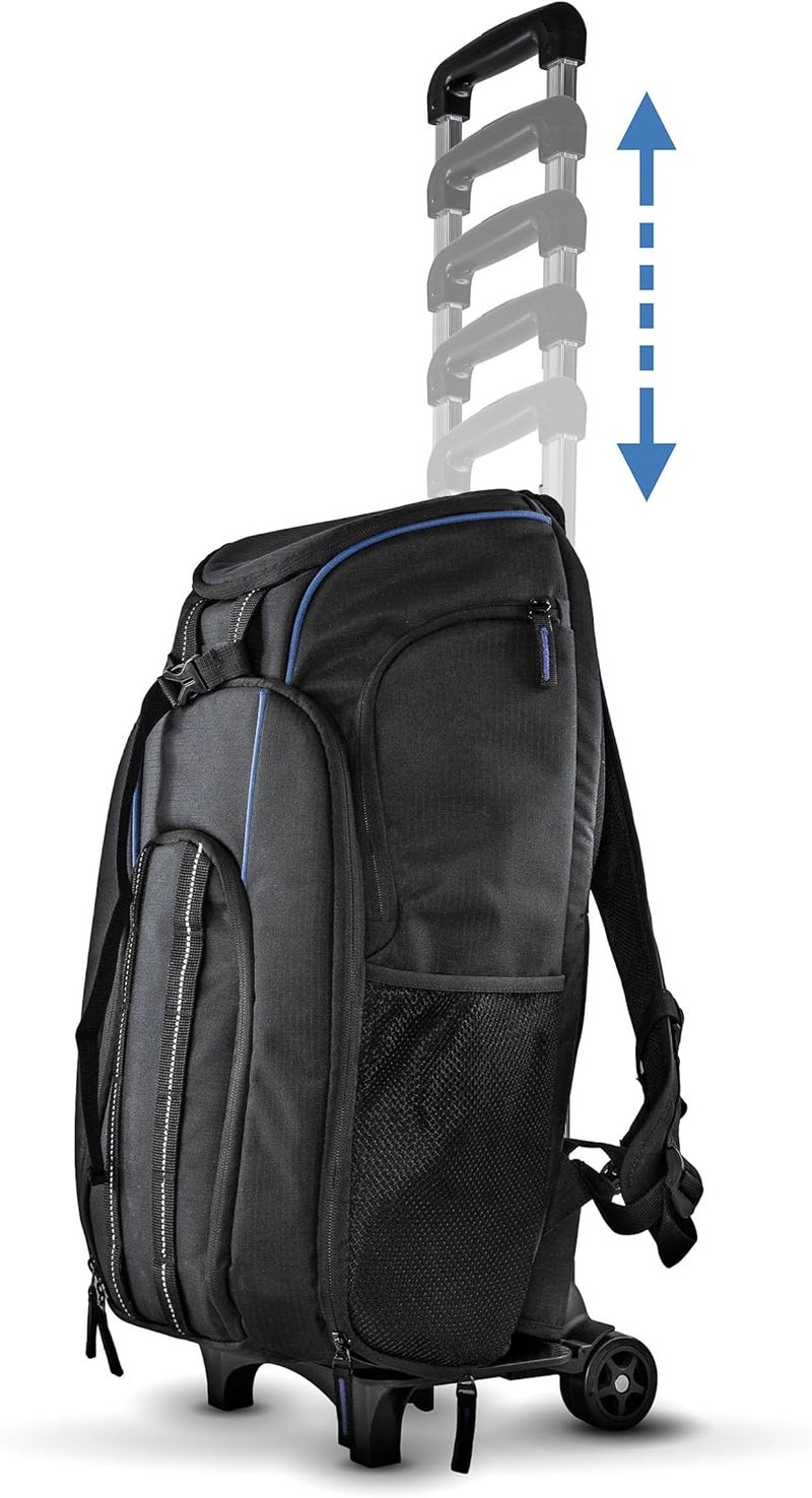 SSE Folding Compact Lightweight Premium Durable Luggage Cart - Travel Trolley with Bungee Cord - Image 3